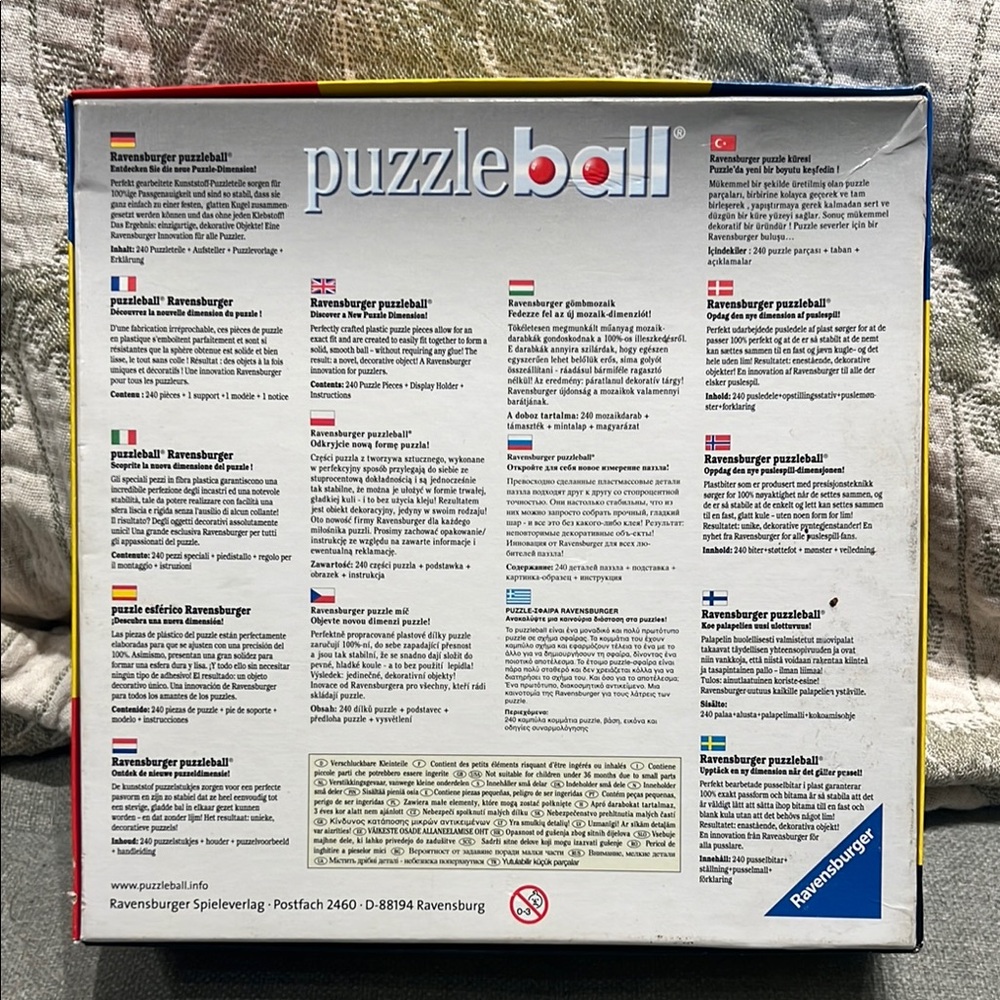 Ravensburger 🔴3/$25! 🔴 The Simpsons Puzzleball 240 piece jigsaw puzzle - Picture 2 of 12